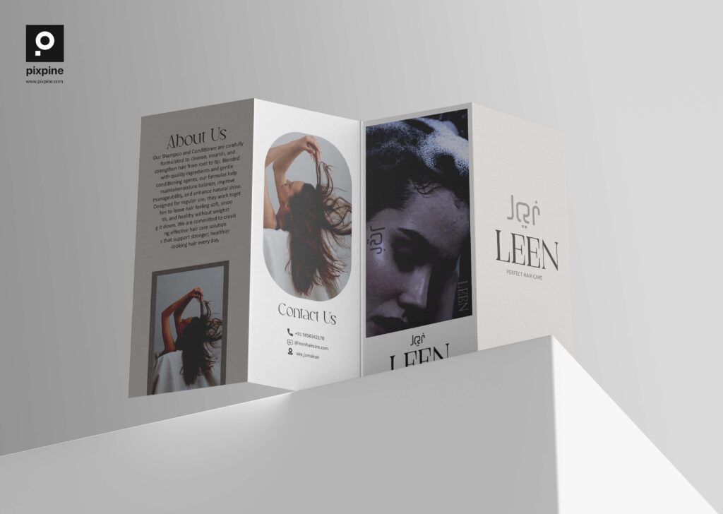 broucher design and mockup for branding